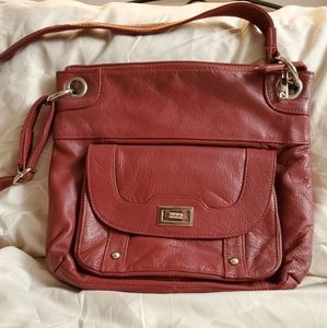 Red concealed carry purse
